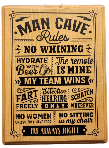 Man Cave Rules