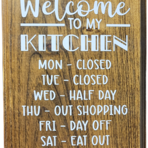 Welcome To My Kitchen