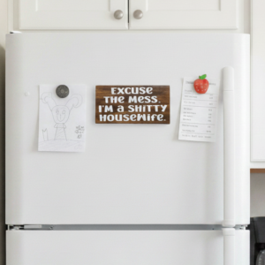 Excuse the Mess. I'm A Shitty Housewife.