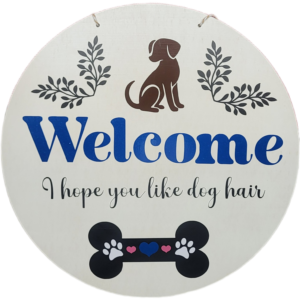 Welcome - I hope you like dog hair