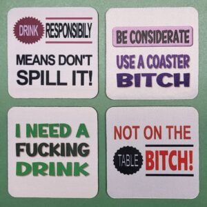 Neoprene Coasters Option 2