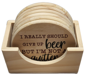 Wood Coasters - Option 1