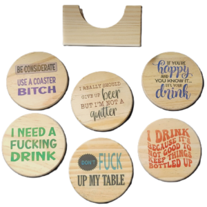 Wood Coasters - Option 1